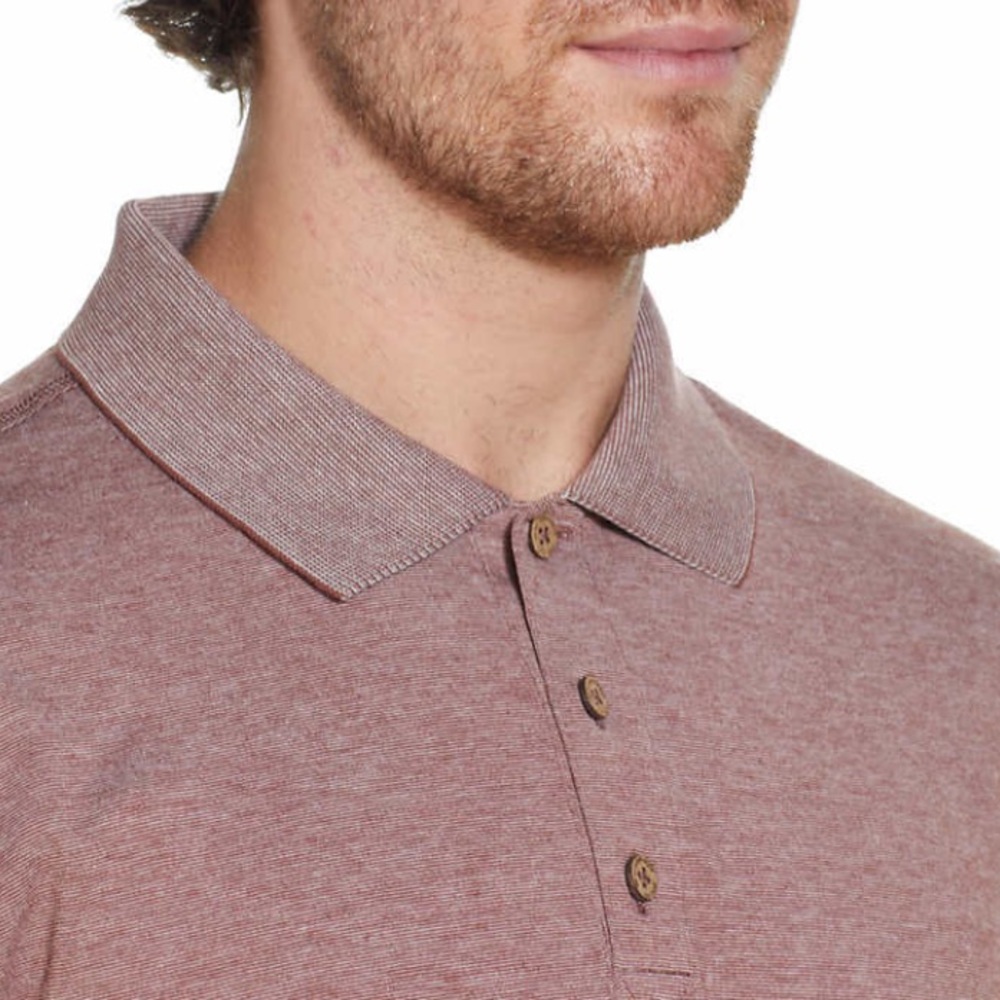 NWT XXL Weatherproof Vintage Red Microstripe Polo - Picture 3 of 11